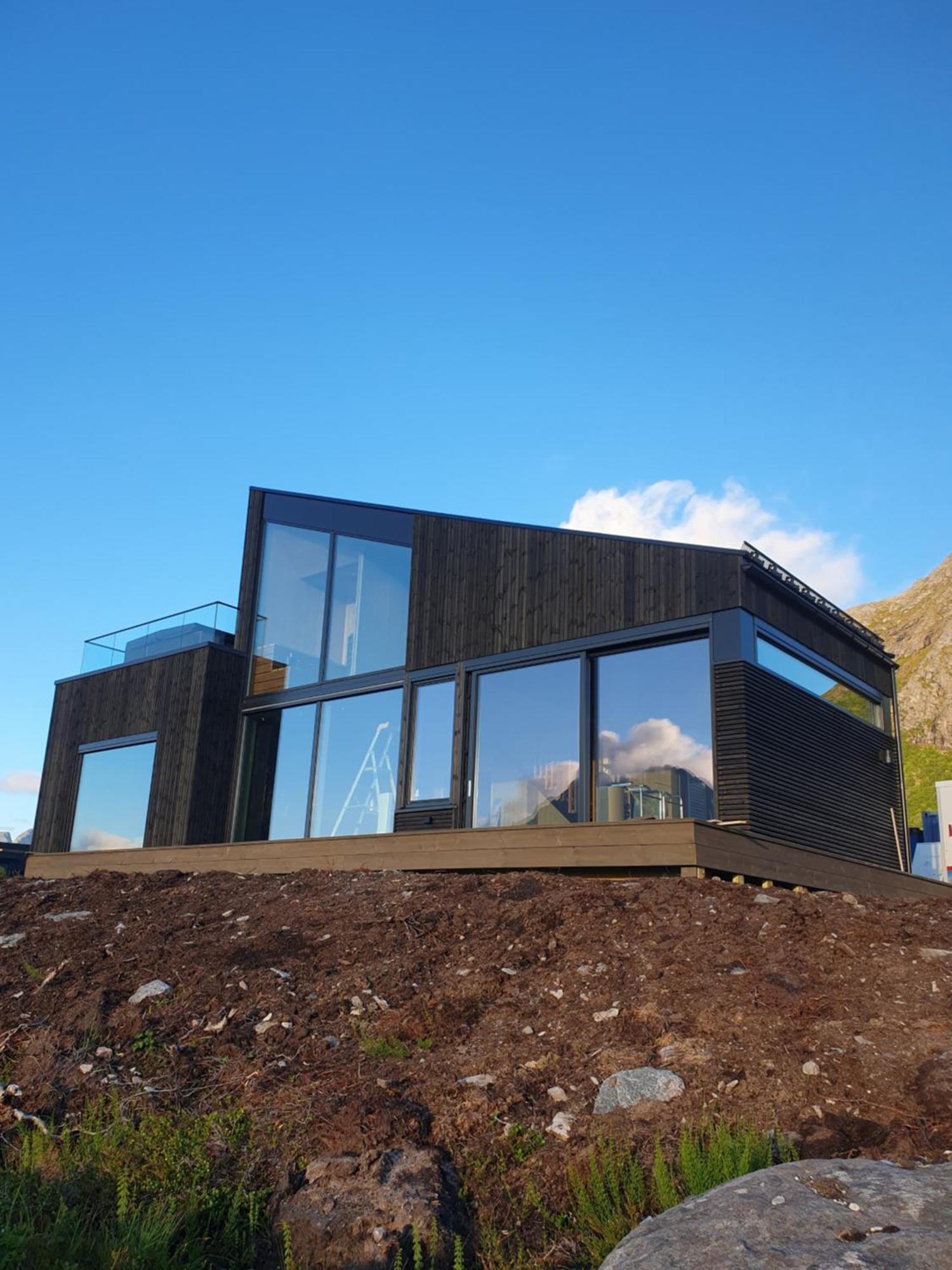 Hoda Cabin - Luxury Lodge With Jacuzzi And Sauna Lyngværet Exterior foto