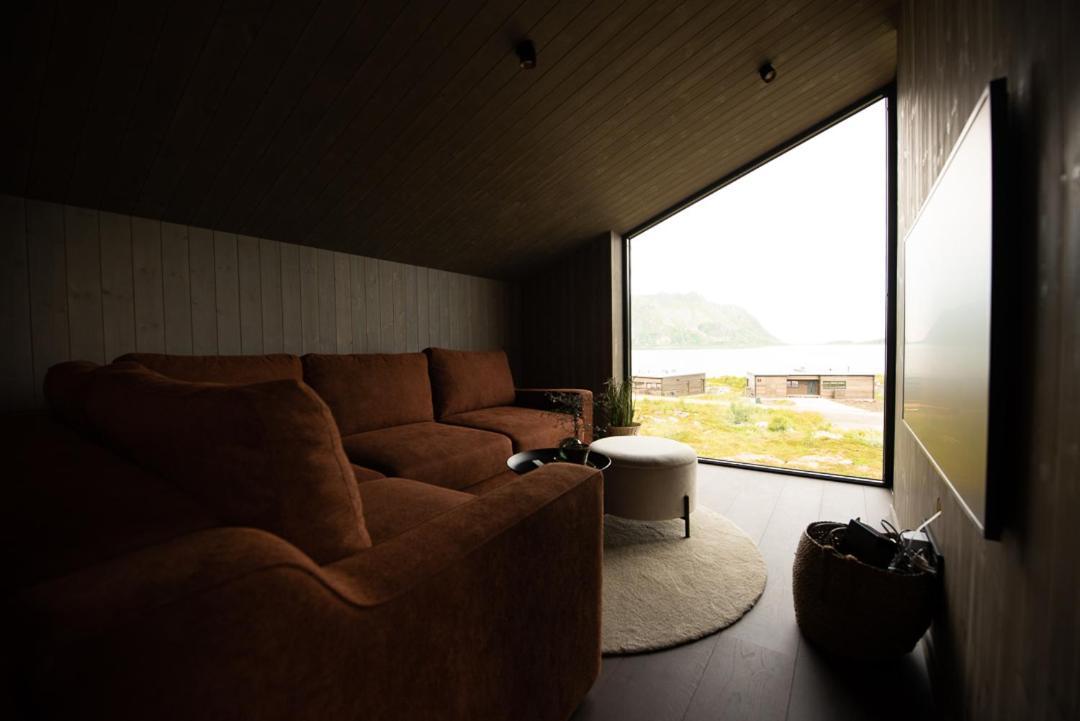Hoda Cabin - Luxury Lodge With Jacuzzi And Sauna Lyngværet Exterior foto