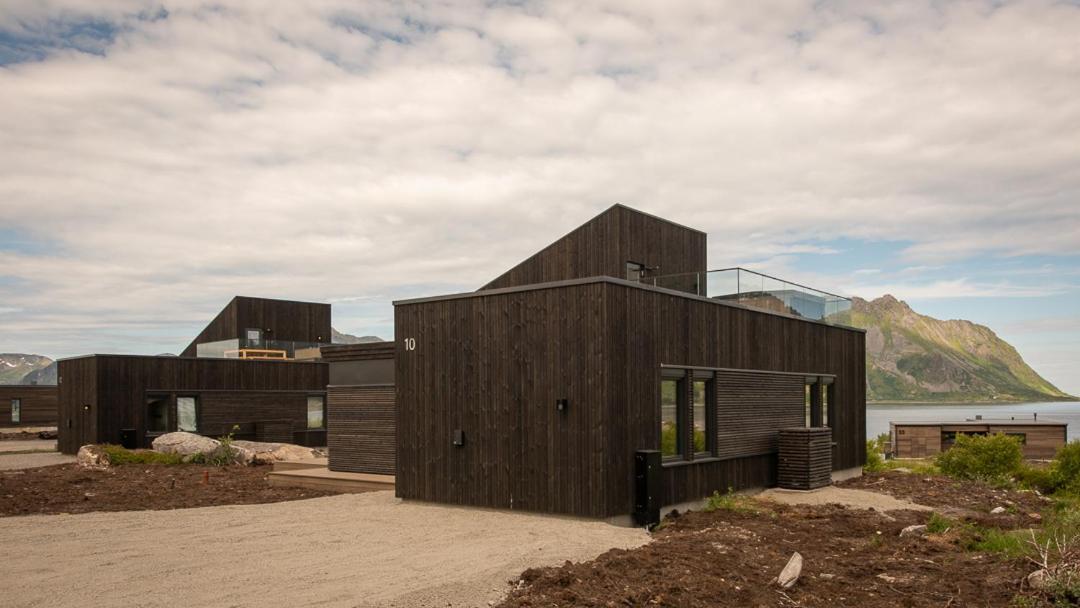 Hoda Cabin - Luxury Lodge With Jacuzzi And Sauna Lyngværet Exterior foto