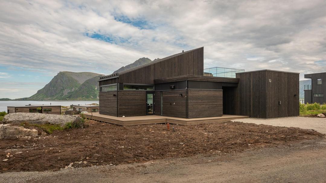 Hoda Cabin - Luxury Lodge With Jacuzzi And Sauna Lyngværet Exterior foto