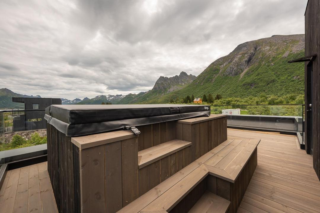Hoda Cabin - Luxury Lodge With Jacuzzi And Sauna Lyngværet Exterior foto