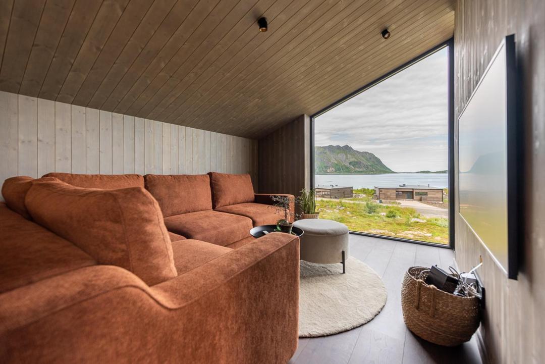 Hoda Cabin - Luxury Lodge With Jacuzzi And Sauna Lyngværet Exterior foto