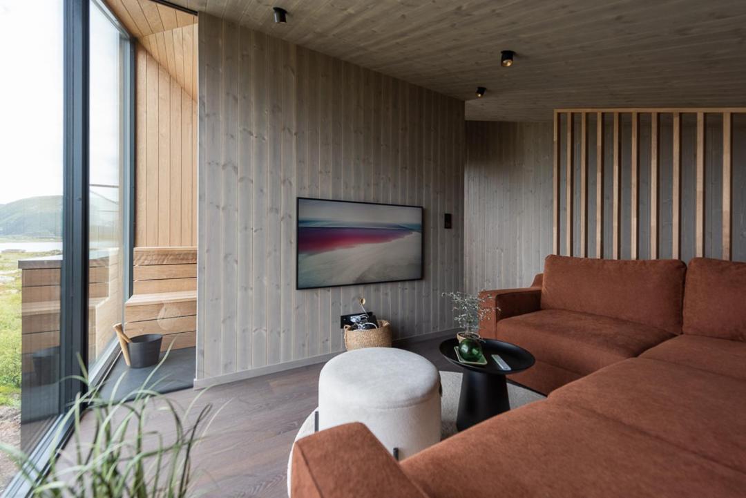 Hoda Cabin - Luxury Lodge With Jacuzzi And Sauna Lyngværet Exterior foto