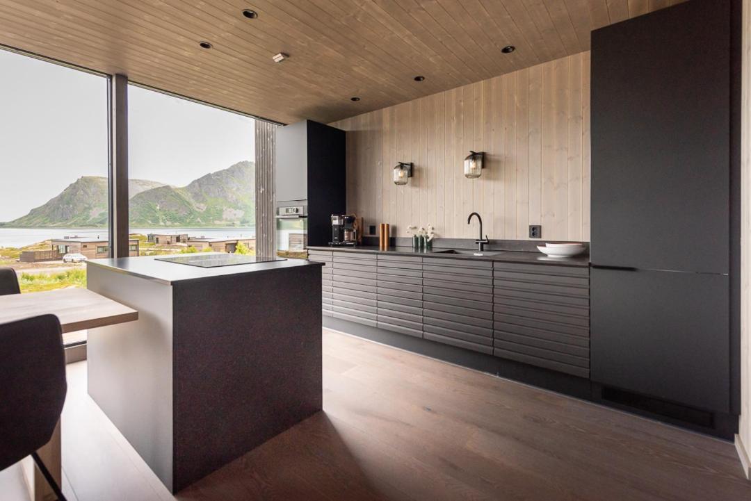 Hoda Cabin - Luxury Lodge With Jacuzzi And Sauna Lyngværet Exterior foto