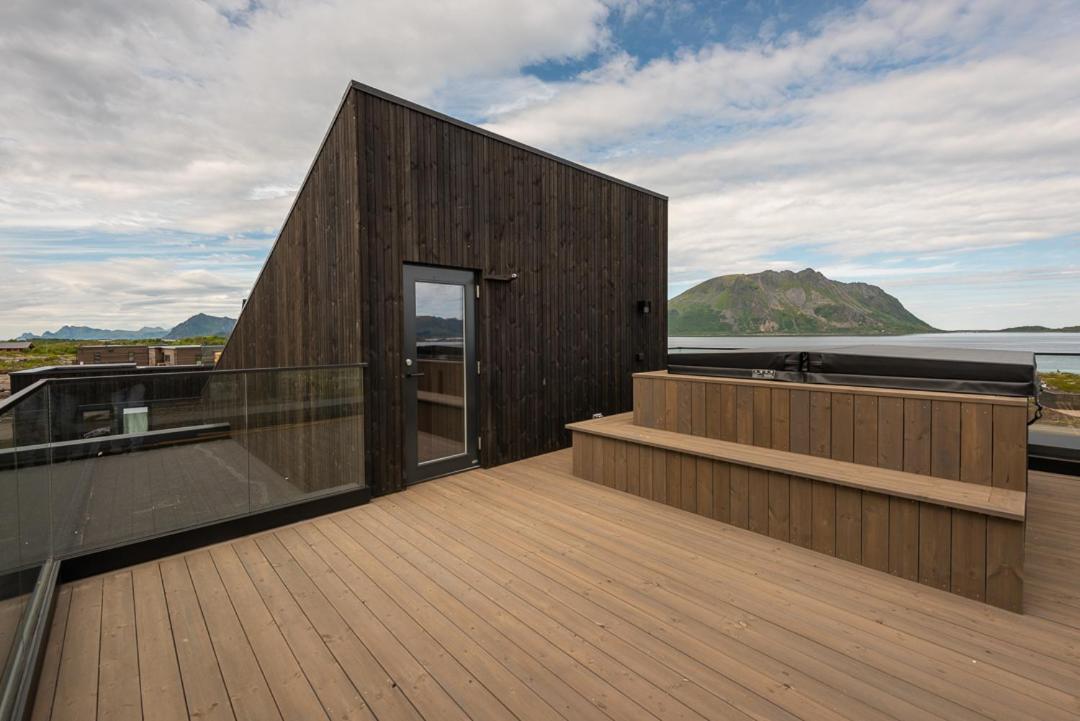 Hoda Cabin - Luxury Lodge With Jacuzzi And Sauna Lyngværet Exterior foto