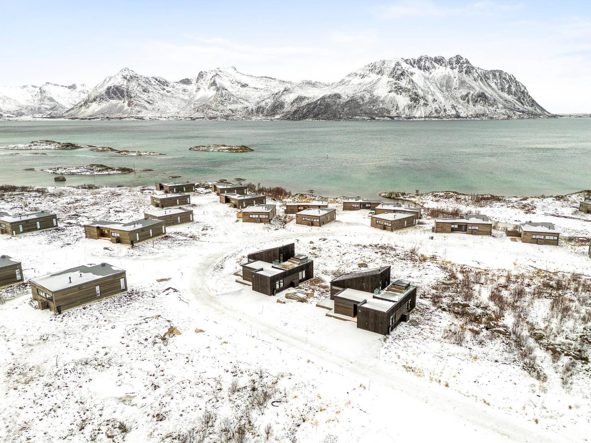 Hoda Cabin - Luxury Lodge With Jacuzzi And Sauna Lyngværet Exterior foto